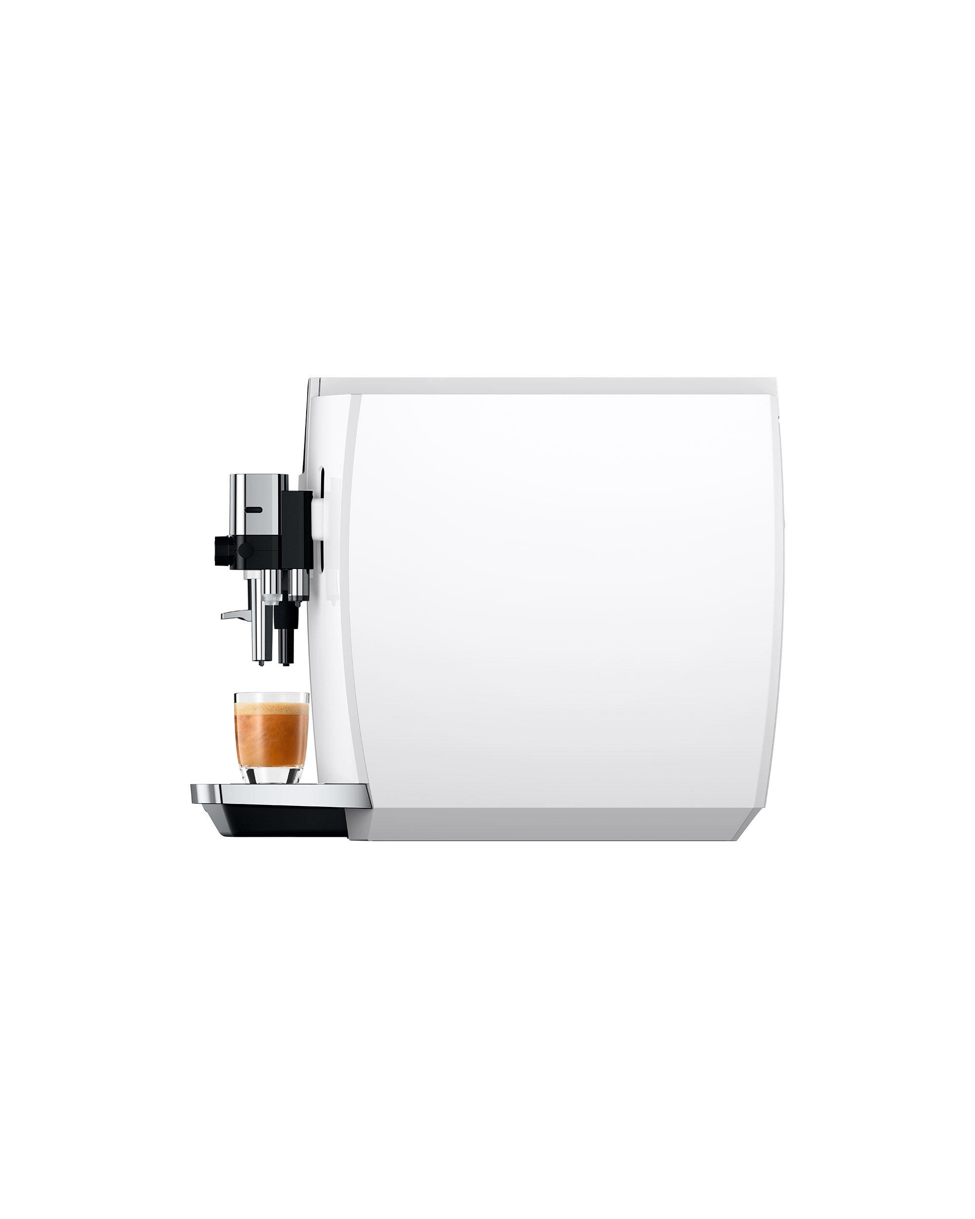 JURA E8 Piano White avec espresso