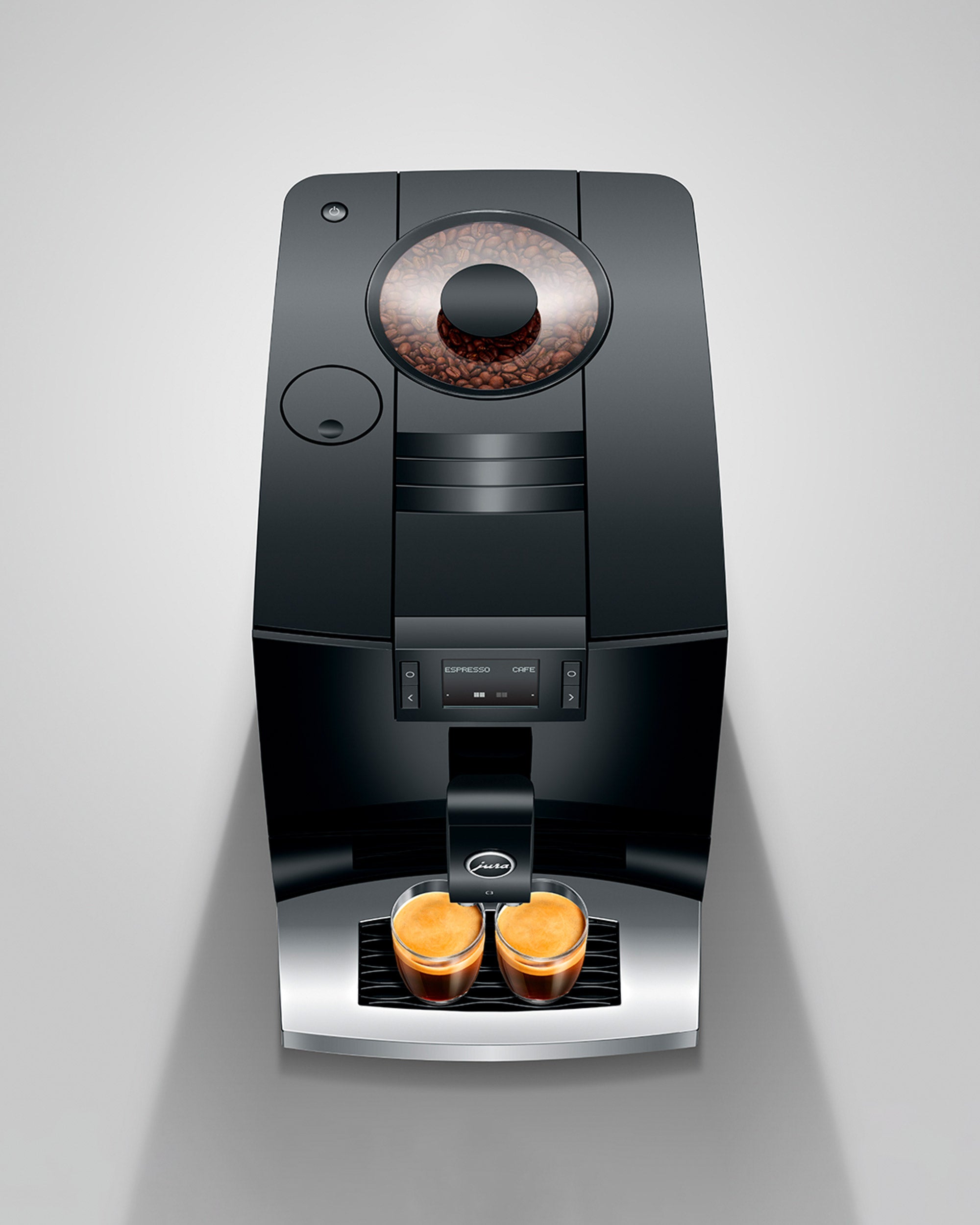 JURA C3 Piano Black vue du dessus