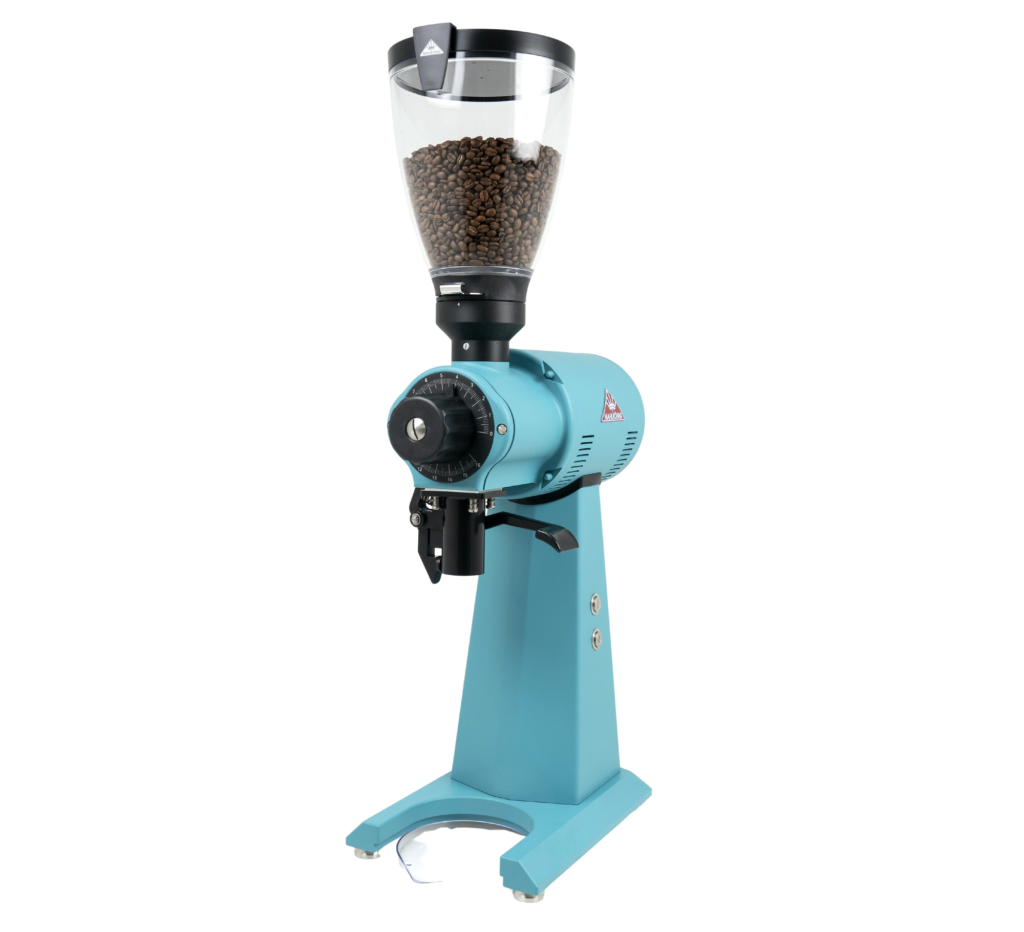 Moulin à café Mahlkönig EK43 — turquoise — vue 1
