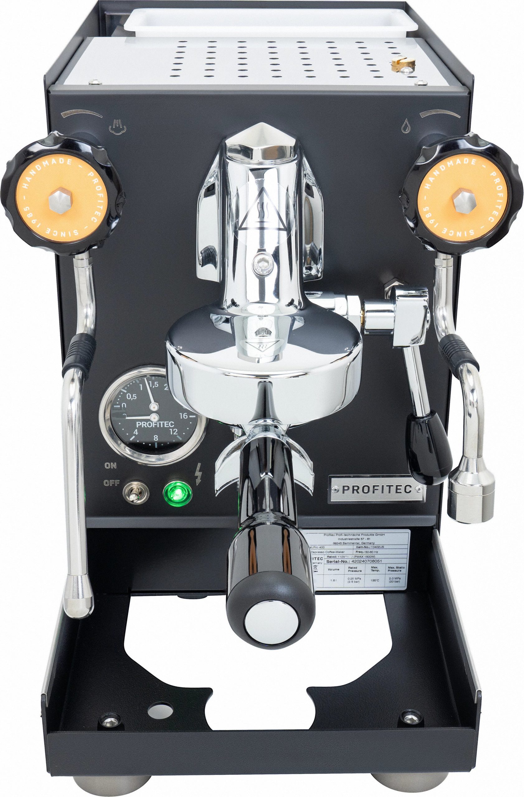 Machine à espresso Profitec PRO 400 — noire — vue 63