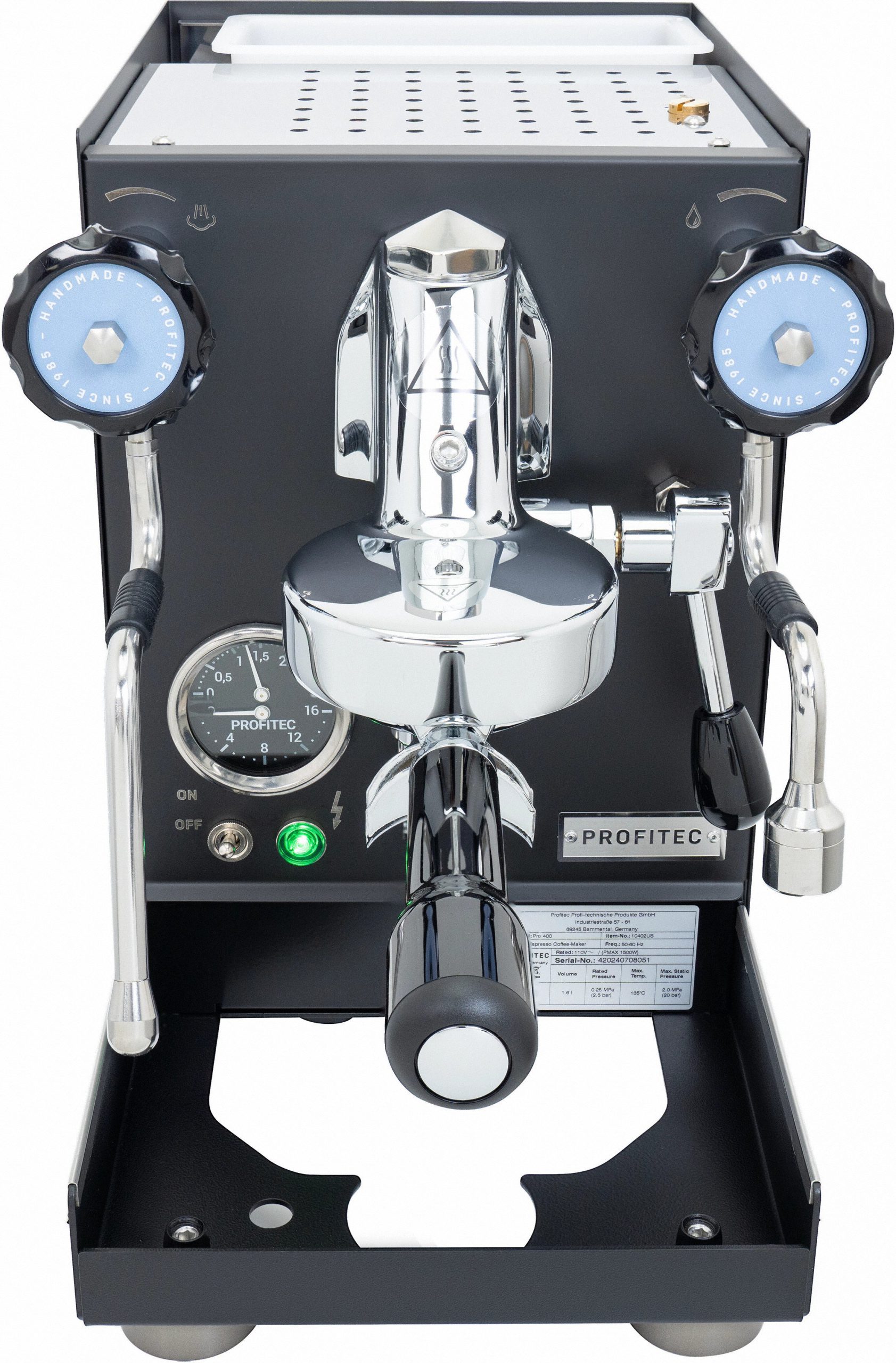 Machine à espresso Profitec PRO 400 — noire — vue 97