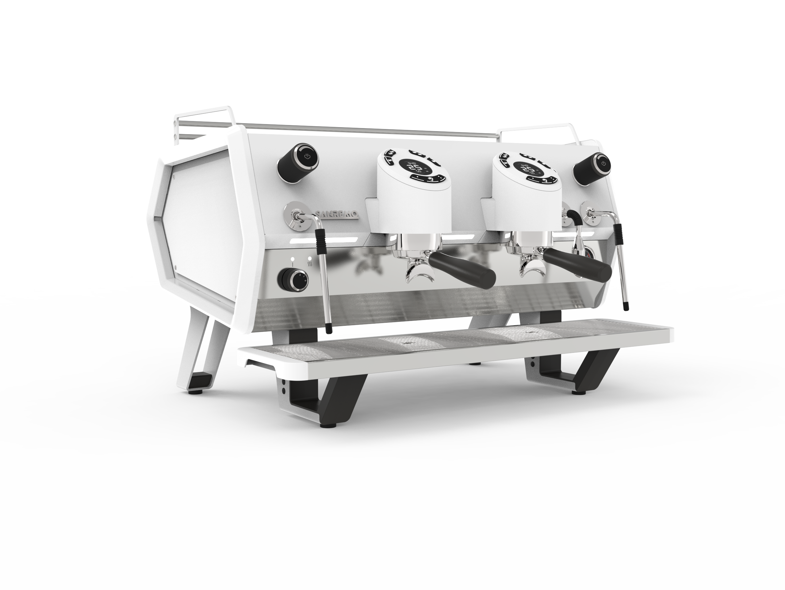Machine à espresso Sanremo D8 Pro — 2 groupes, Tall, blanche