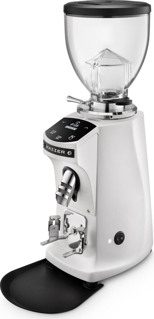 Moulin à café Mazzer Mini V3 Electronic — blanc — vue 1