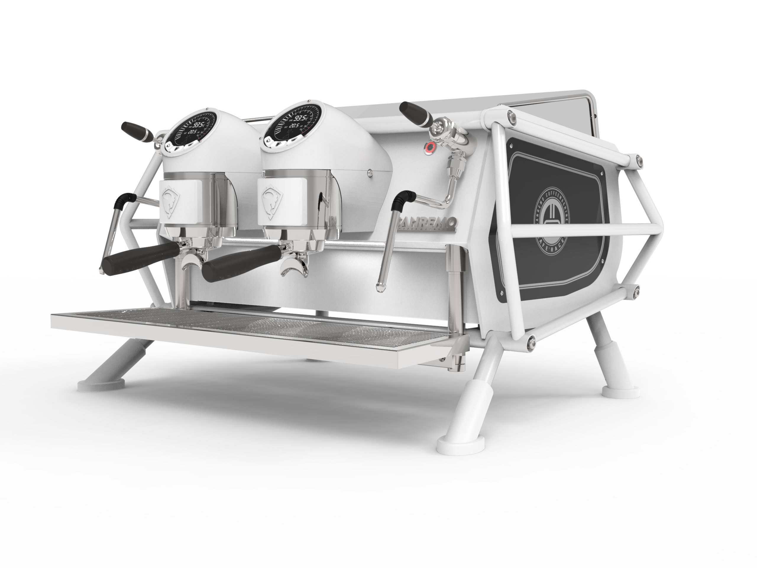 Machine à espresso Sanremo Café Racer — 2 groupes, Full White