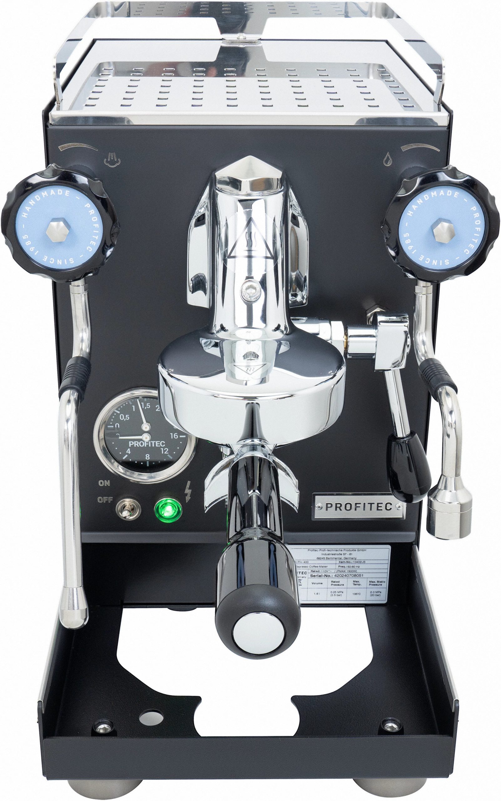 Machine à espresso Profitec PRO 400 — noire — vue 98