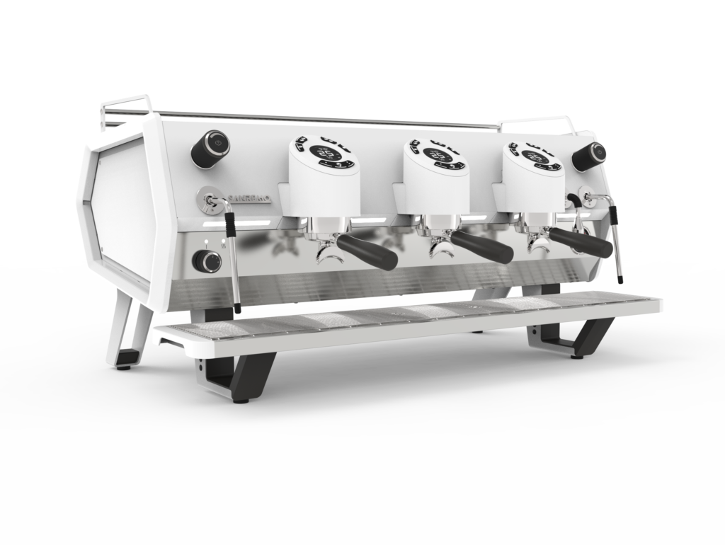 Machine à espresso Sanremo D8 Pro — 3 groupes, Tall, blanche