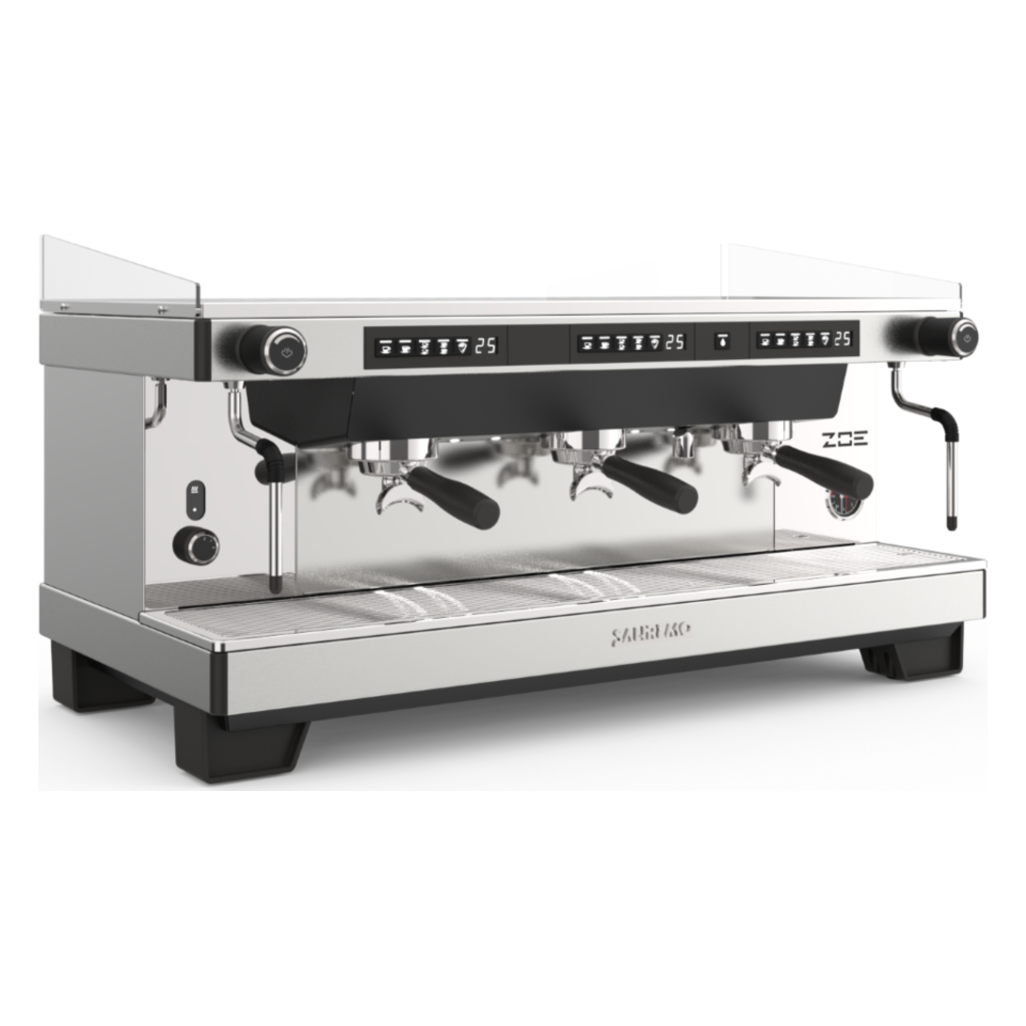 Machine à espresso Sanremo Zoe — 3 groupes, inox