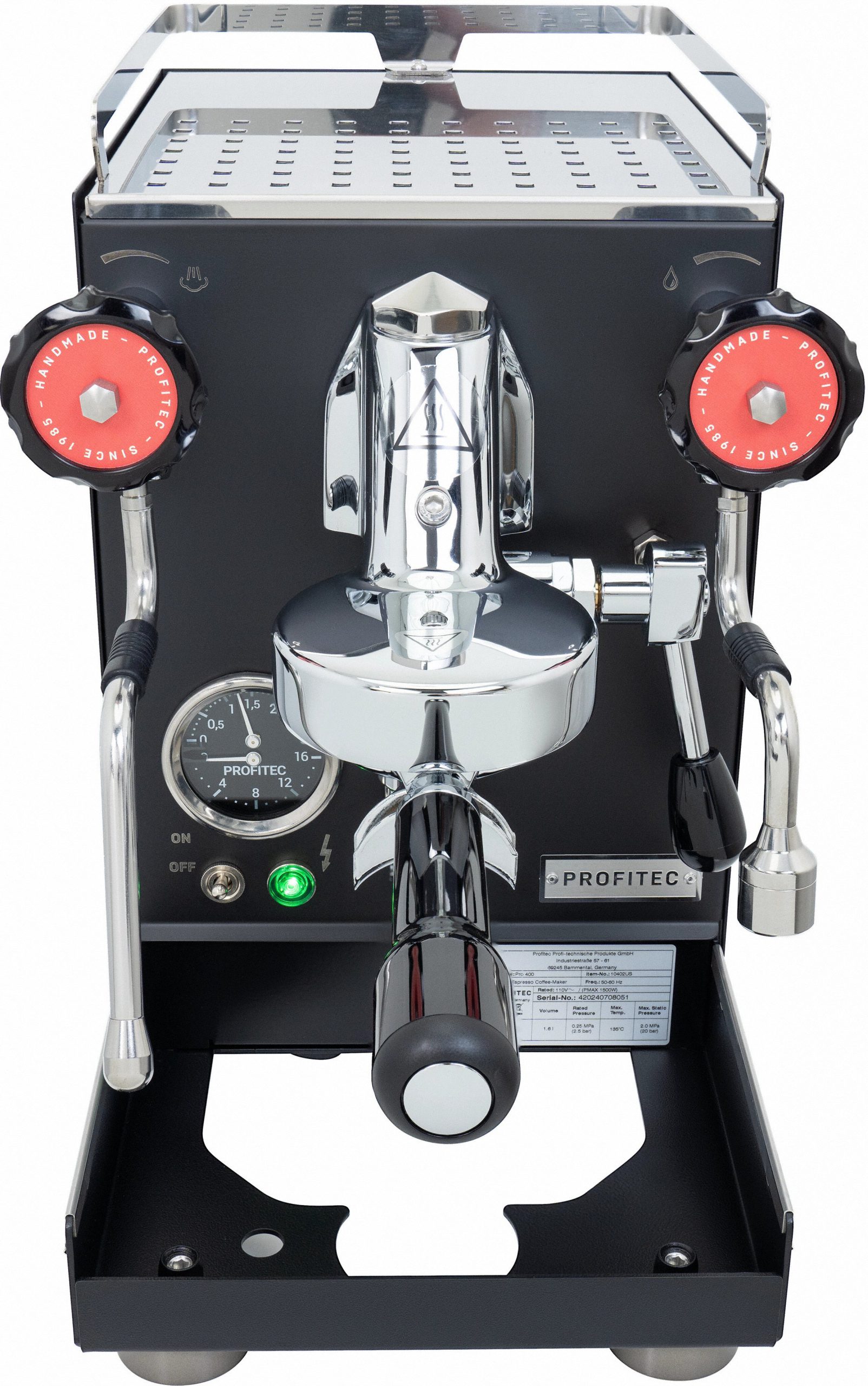 Machine à espresso Profitec PRO 400 — noire — vue 83