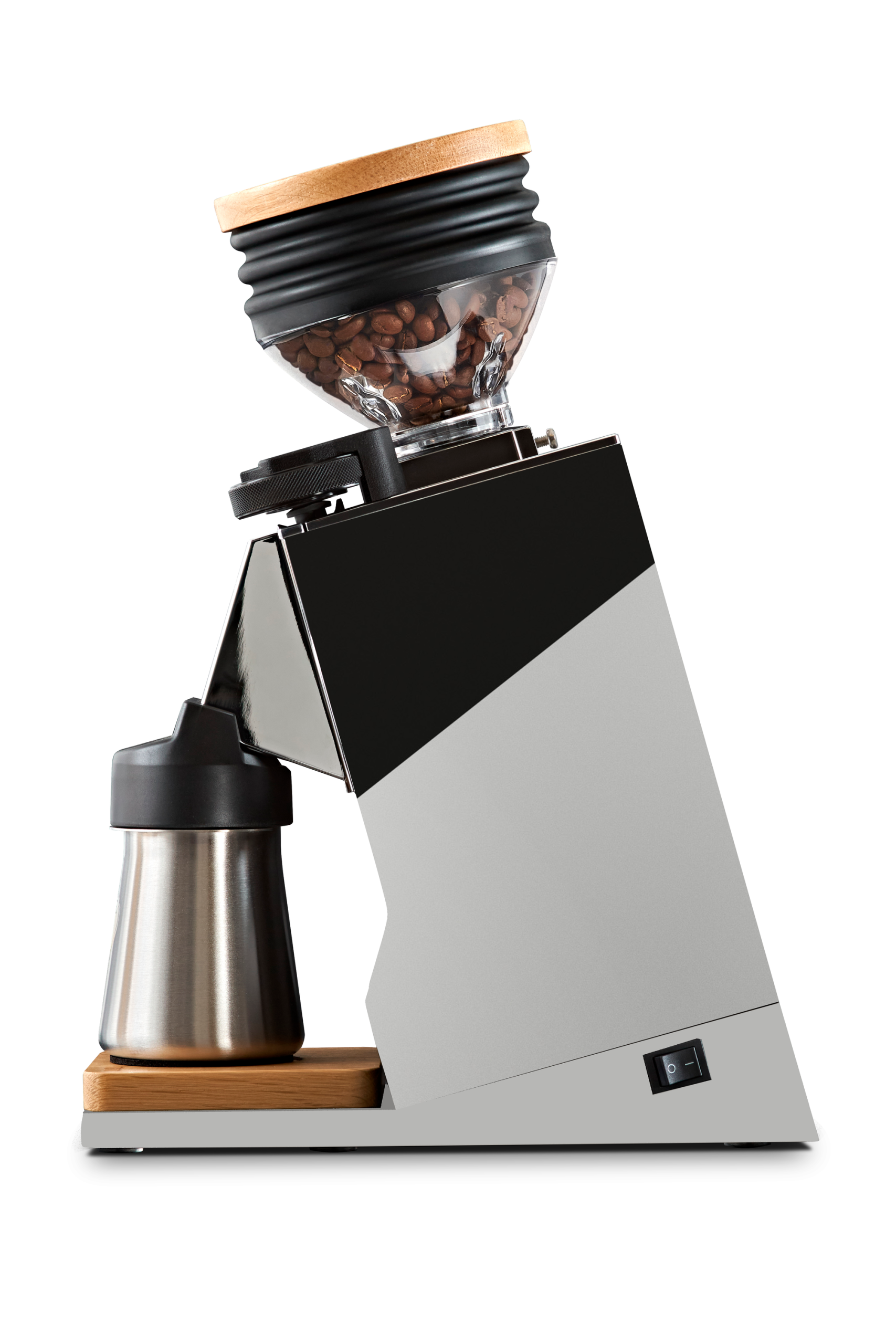 Moulin à café Eureka Oro Mignon Single Dose Pro — chromé — vue 2