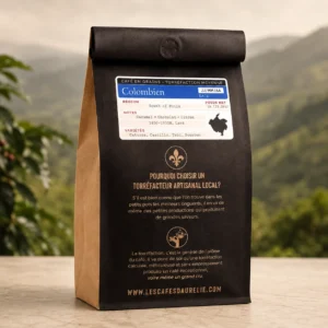 Sac de café Colombien Excelso COOP des Cafés d’Aurélie