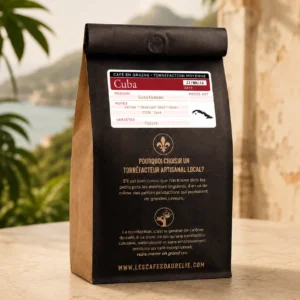 Sac de café Cuba Caracolillo des Cafés d’Aurélie