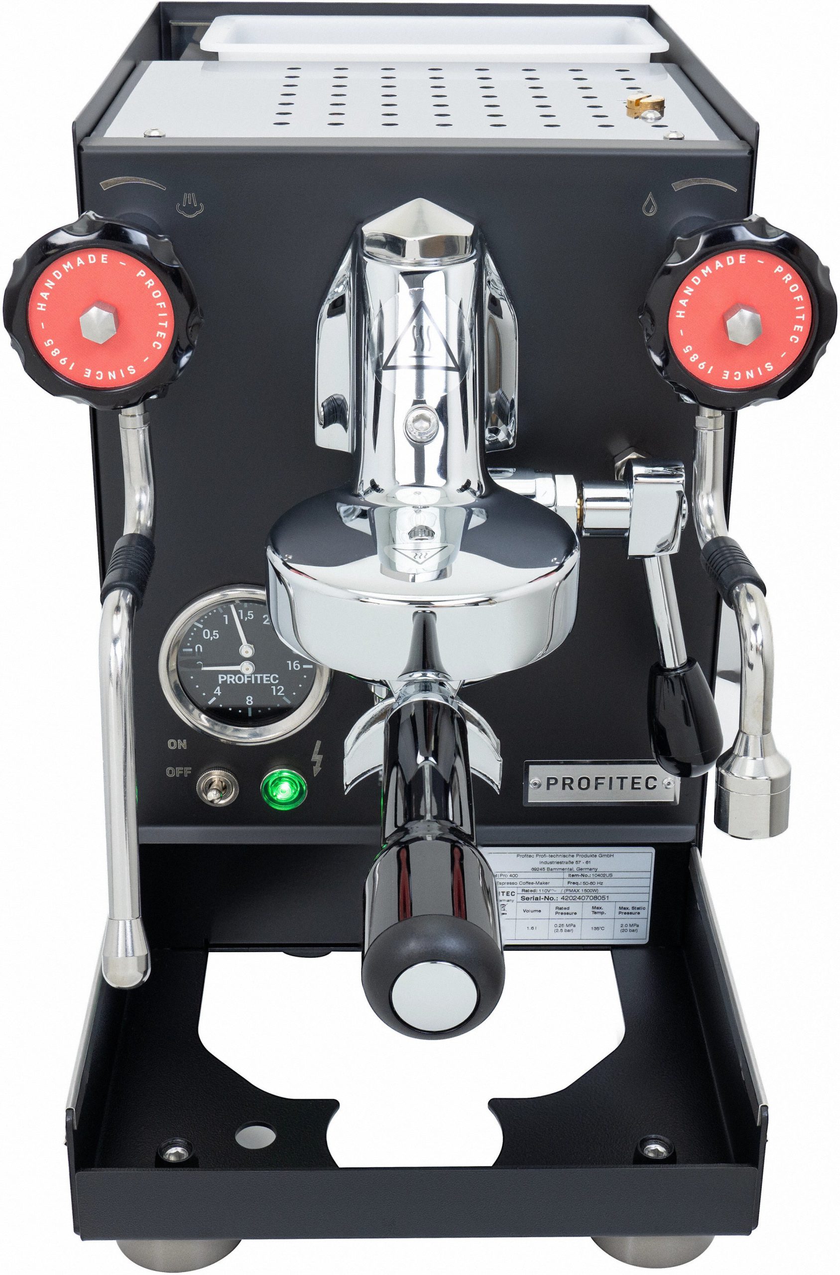 Machine à espresso Profitec PRO 400 — noire — vue 56