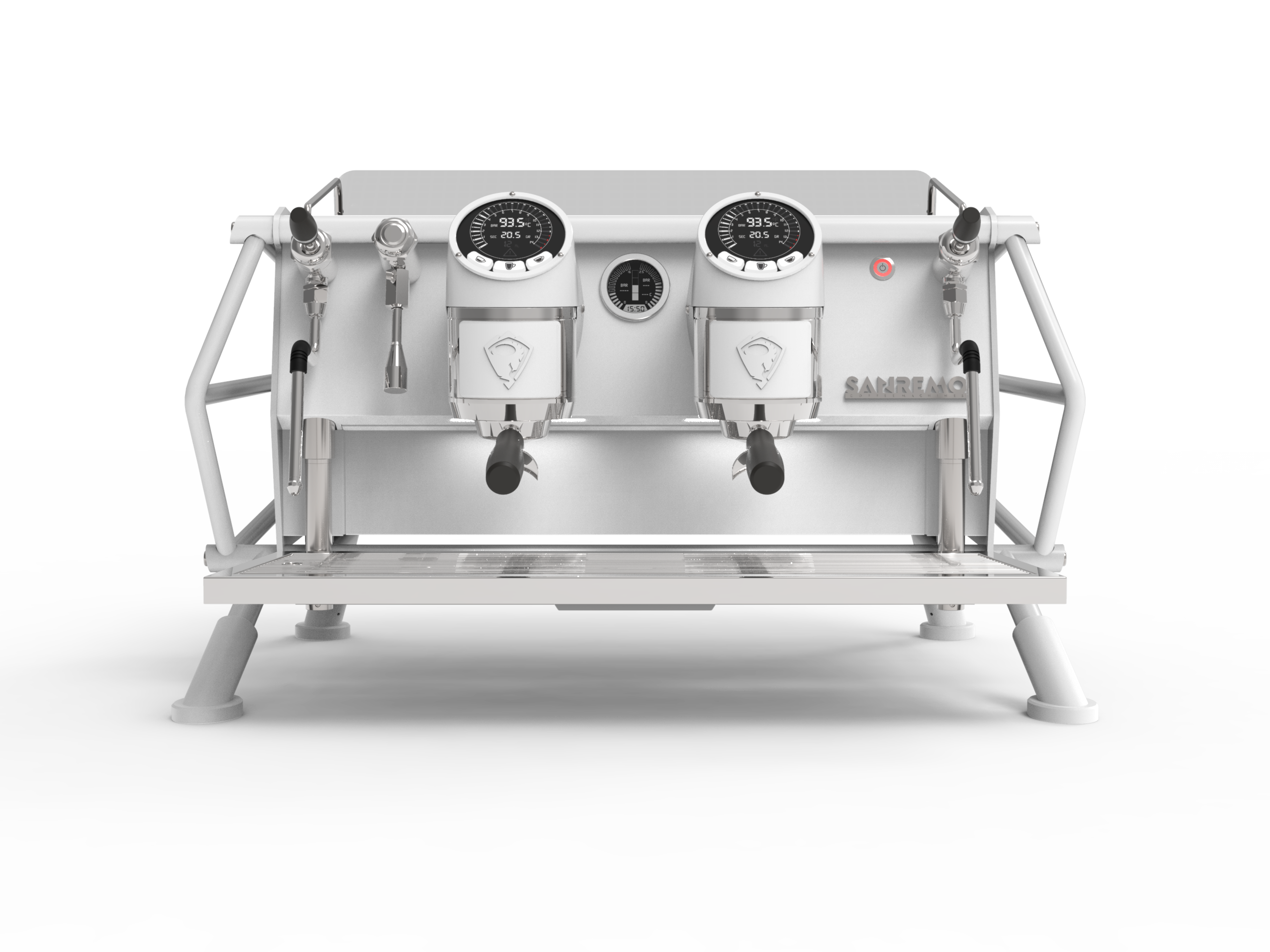 Machine à espresso Sanremo Café Racer — 2 groupes, Full White — vue 3