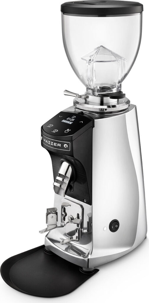 Moulin à café Mazzer Mini V3 Electronic — poli — vue 1