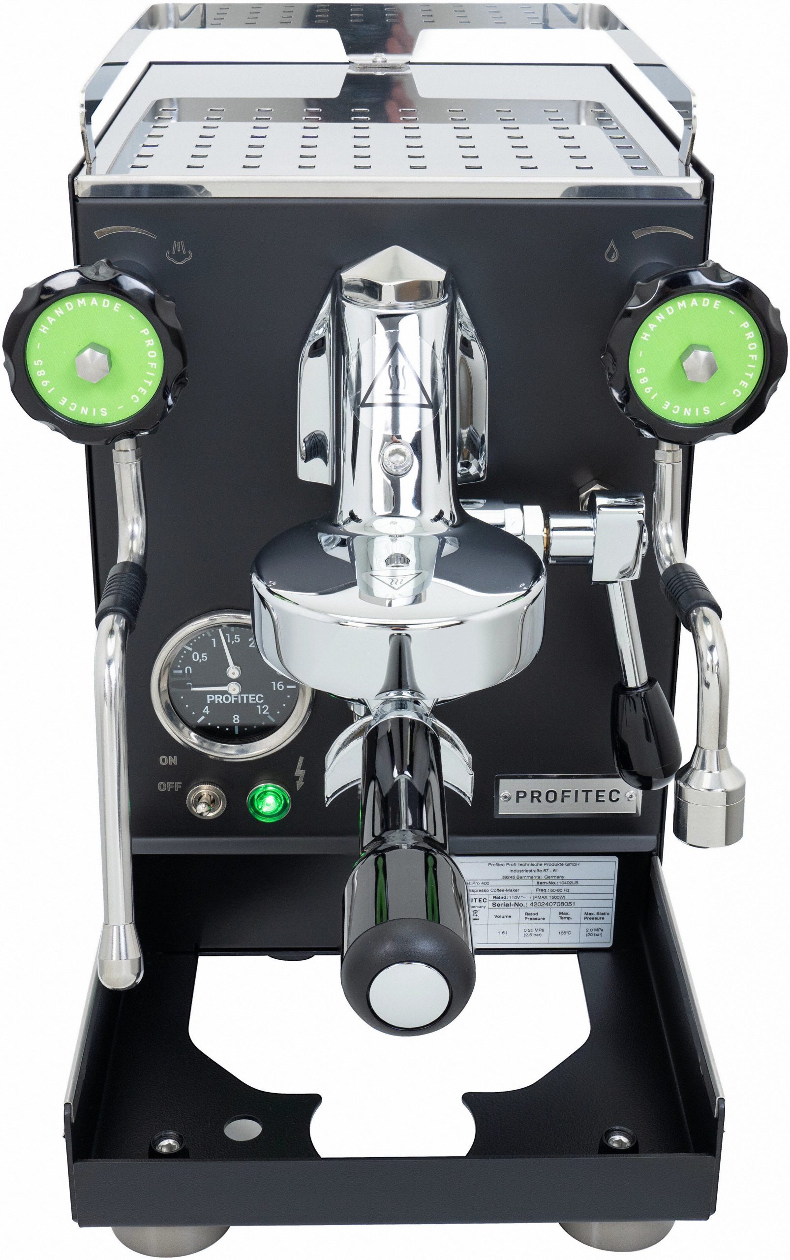 Machine à espresso Profitec PRO 400 — noire — vue 37