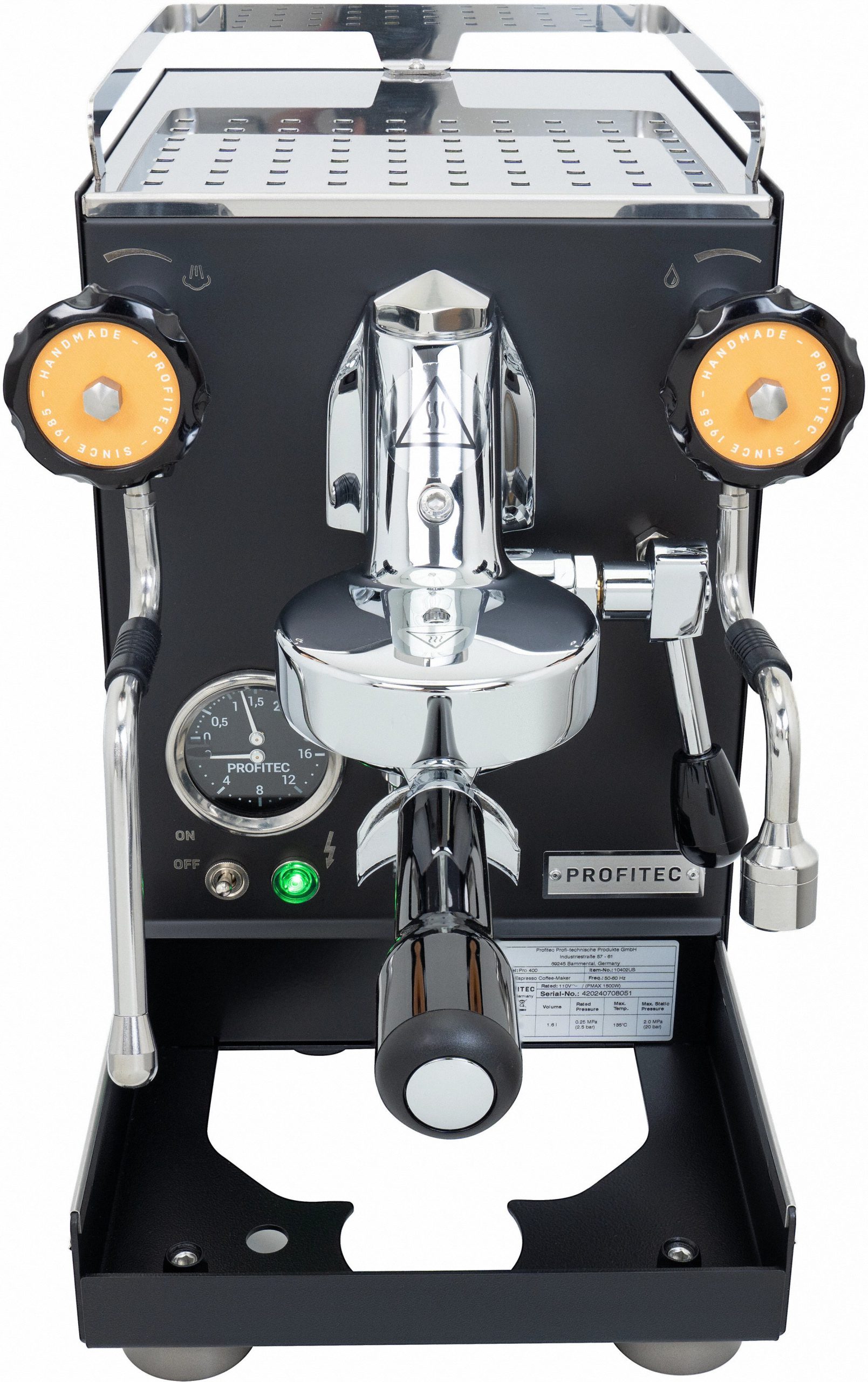Machine à espresso Profitec PRO 400 — noire — vue 48